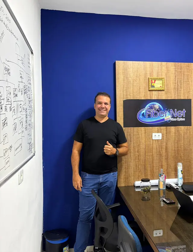Rodrigo nos primeiros anos da FiberNet